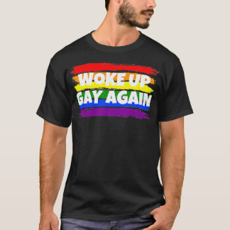 Funny Woke weer over politiek satire LGBTQ T-shirt