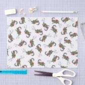 Funny Wolf Happy Howlidays Holiday Tissuepapier (Craft)