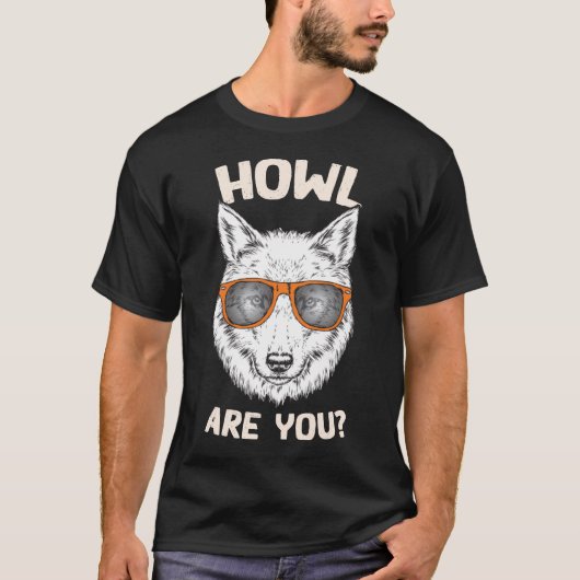 Funny Wolf Pun Forest Animal Wolf Lover T-shirt (Voorkant)