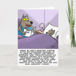 Funny Wolf Wenskaart Kaart