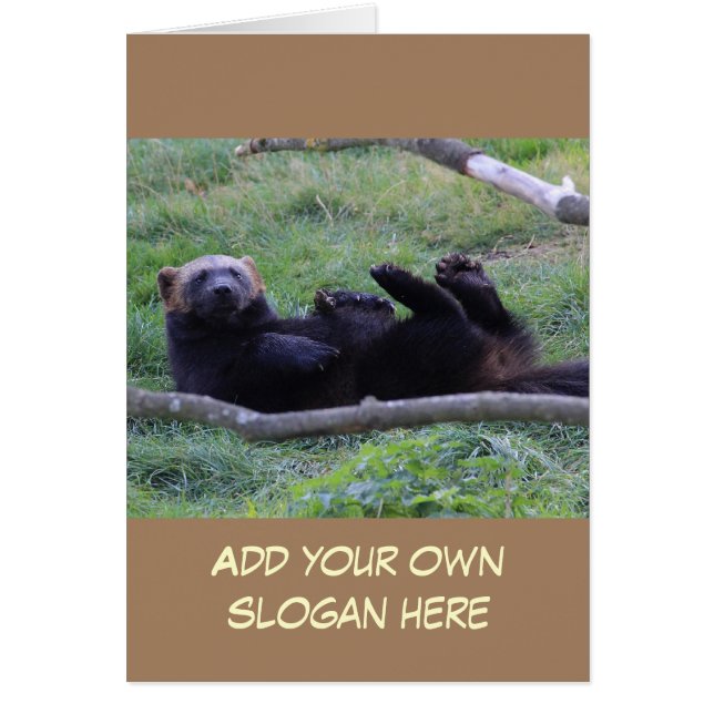 Funny Wolverine Foto om jezelf aan te passen (Voorkant)