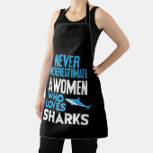 Funny Woman Who Loves Sharks Schort (Insitu)