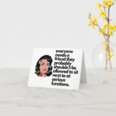 Funny Woman's Birthday Kaart voor haar volwassen m (Gele Bloem)