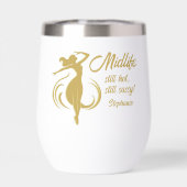 Funny Woman's Gold Midlife Nog steeds Hot 50e Verj (Achterkant)