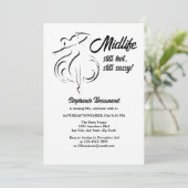 Funny Woman's Midlife Still Hot 50e verjaardag Kaart (Staand voorkant)