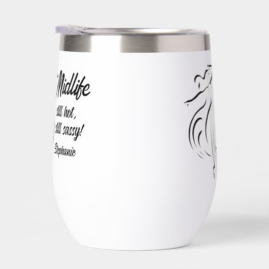 Funny Woman's Midlife Still Hot 50th Birthday (Rechts)