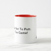 Funny Women Golfer Putt Mok (Midden)