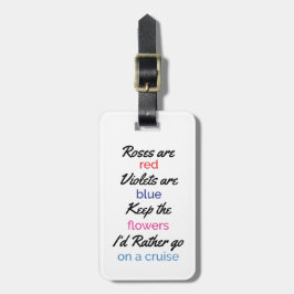 Funny Women's Cruise Bagagelabel