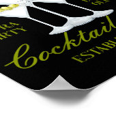 Funny Womens Dirty Martini Social Club Drinking Ta Poster (Hoek)