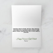 Funny Women's Golf Maand Wenskaart Kaart (Binnen)