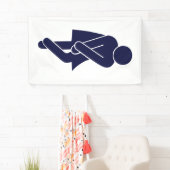 Funny Women's Restroom Sign Spandoek (Insitu)