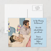 Funny Womens Retirement Plan tweemaal zo veel als  Briefkaart (Voorkant / Achterkant)