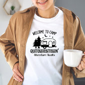 Funny Womens Sarcastic Camping T-Shirt