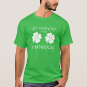Funny Womens St Patricks Day Adult Irish Joke Humo T-shirt (Voorkant)