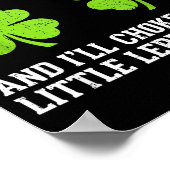 Funny womens st patrick's day irish shamrock st poster (Hoek)