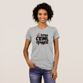 Funny Women's True Crime Queen Detective T-Shirt (Voorkant volledig)