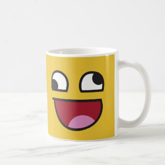 Funny Wonky Eyed What emoji Koffiemok