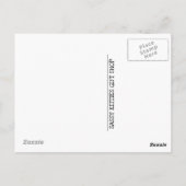 Funny Wood Camper Trailer Briefkaarten, langs de r Briefkaart (Achterkant)