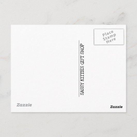 Funny Wood Camper Trailer Briefkaarten, langs de r Briefkaart (Achterkant)