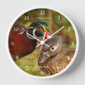 Funny Wood Duck Whispers Sweet Nothing (Voorkant)