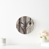 Funny Wood Grain Pattern Ronde Klok (Huis)