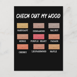 Funny Woodwerker Witty Carpenter Craftsman Briefkaart