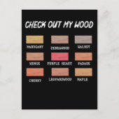 Funny Woodwerker Witty Carpenter Craftsman Briefkaart (Voorkant)