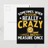 Funny Woodworker Joke USA Carpenter Humor Briefkaart (Voorkant / Achterkant)