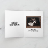 Funny Woodworker Zwangerschap Aankondiging Gezegde (Binnen)