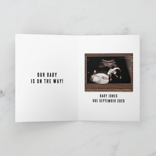 Funny Woodworker Zwangerschap Aankondiging Gezegde (Binnen)