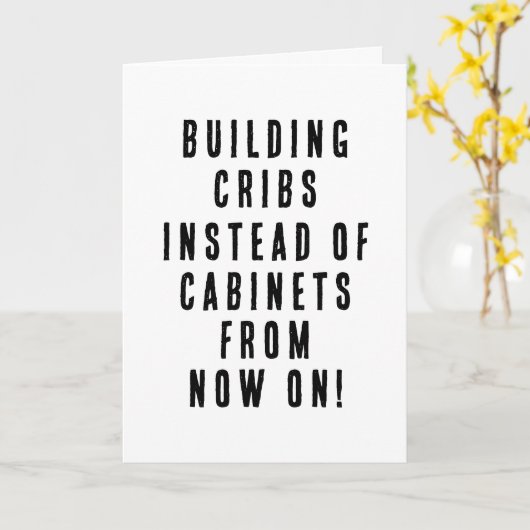 Funny Woodworker Zwangerschap Aankondiging Gezegde (Gele Bloem)