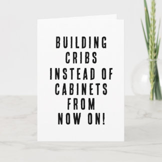 Funny Woodworker Zwangerschap Aankondiging Gezegde