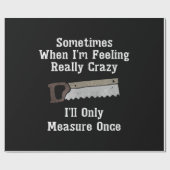 Funny Woodworkers Carpenter Gift Cadeaupapier (Vlak)