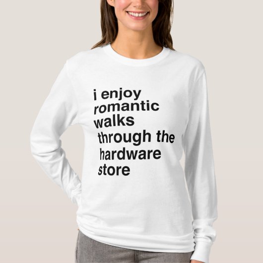 Funny Woodworkers Carpenter Hardware Store Shoping T-shirt (Voorkant)