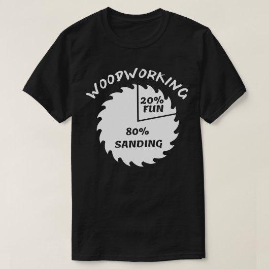 Funny Woodworking 1 T-shirt (Design voorkant)