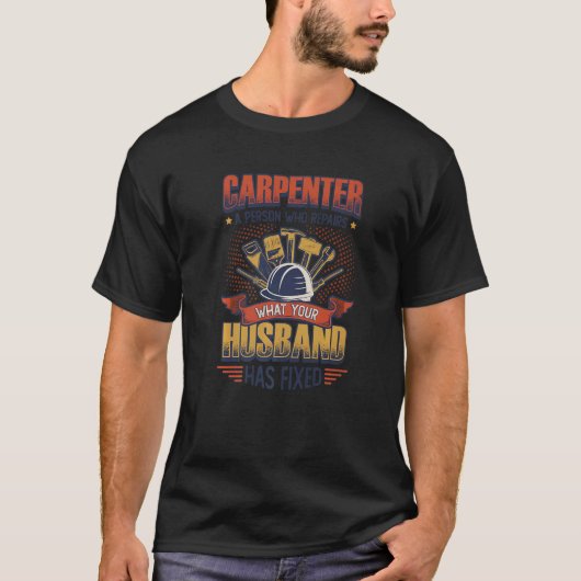 Funny Woodworking Carpenter Premium_2 T-shirt (Voorkant)