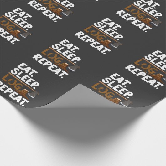 Funny Woodworking Forester Quote Forest Loggers Cadeaupapier (Hoek)