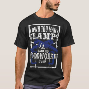 Funny Woodworking Woodworkwerker donut party bakte T-shirt