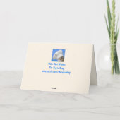 Funny Wooly Sheep krijgt het goed Kaart (Achterkant)