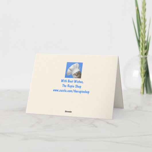 Funny Wooly Sheep krijgt het goed Kaart (Achterkant)