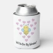 Funny, word jij mijn Valentijn? Blikjeskoeler (Blikje Voorkant)