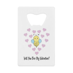 Funny, word jij mijn Valentijn? Creditkaart Flessenopener