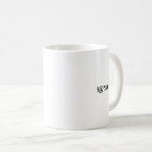 Funny Work Forecast Mug | Editable Text Koffiemok (Voorkant rechts)