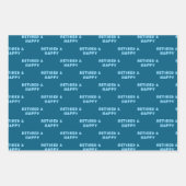 Funny Work Free Zone Retired Wrapping Paper Sheets (Voorkant 3)