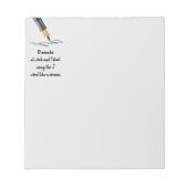 Funny Work Gezegde Funny Quote Notes Notitieblok (Voorkant)