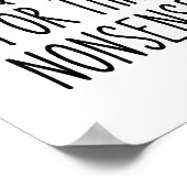 Funny Work Humor Sarcastic Overqualified Office Qu Poster (Hoek)