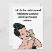 Funny Work Jubileum Kaart met Envelop - Adult (Voorkant)