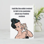 Funny Work Jubileum Kaart met Envelop - Adult (Staand voorkant)