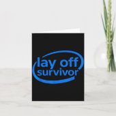 Funny Work Lay Off Survivor Kaart (Voorkant)