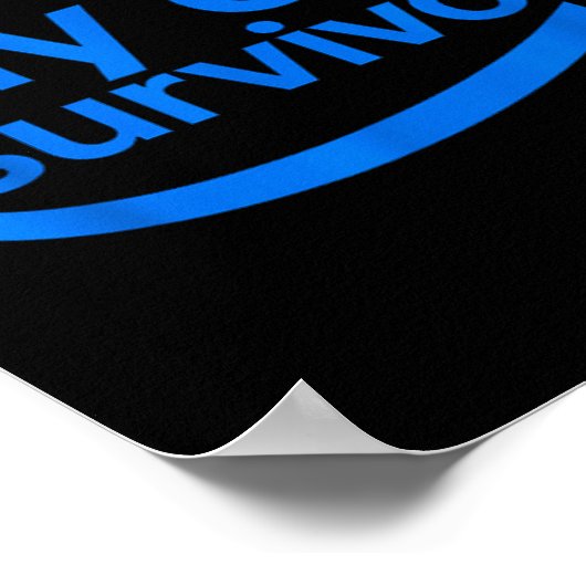 Funny Work Lay Off Survivor  Poster (Hoek)